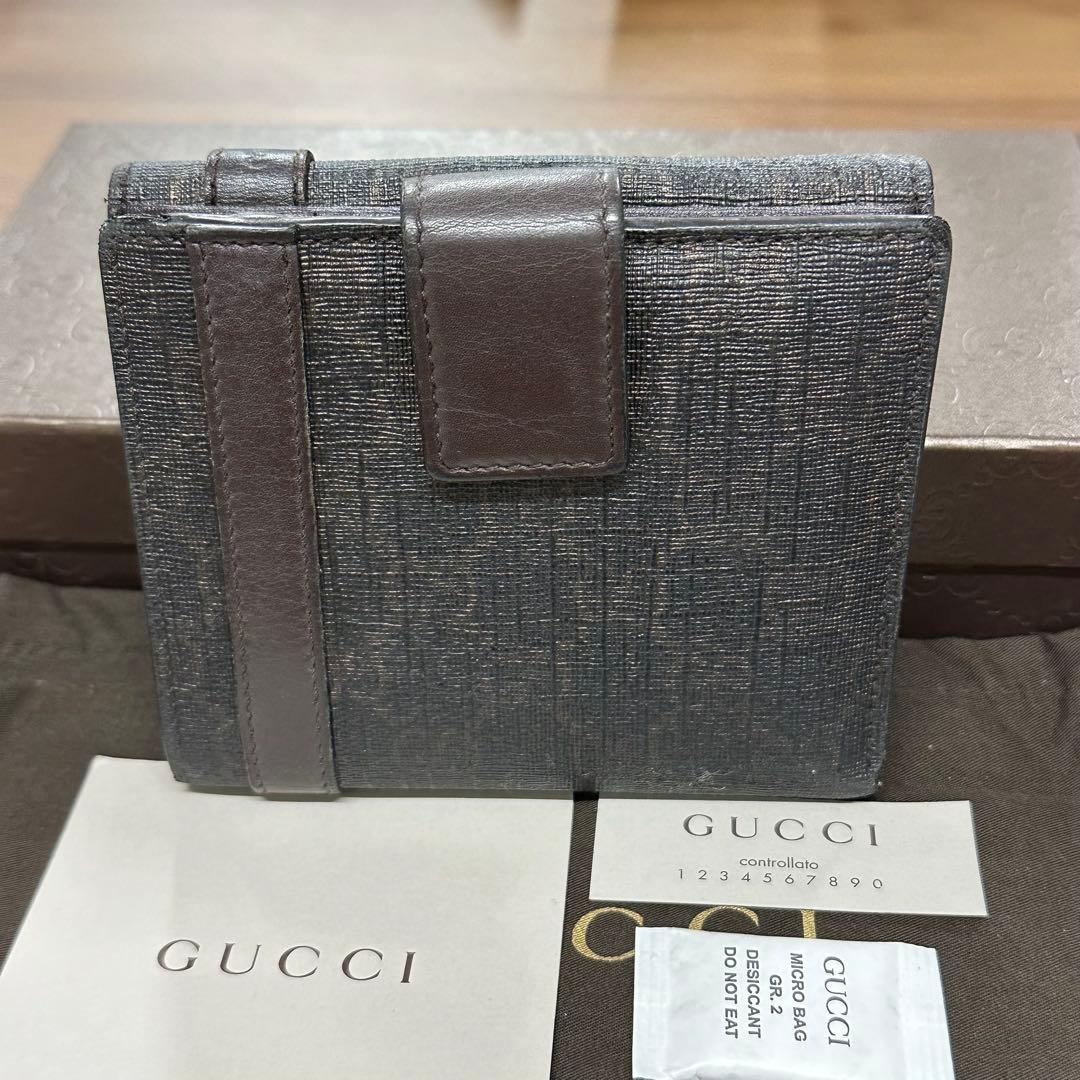 超良品‼️ グッチ　GUCCI 財布　二つ折り　折り財布　GGスプリーム