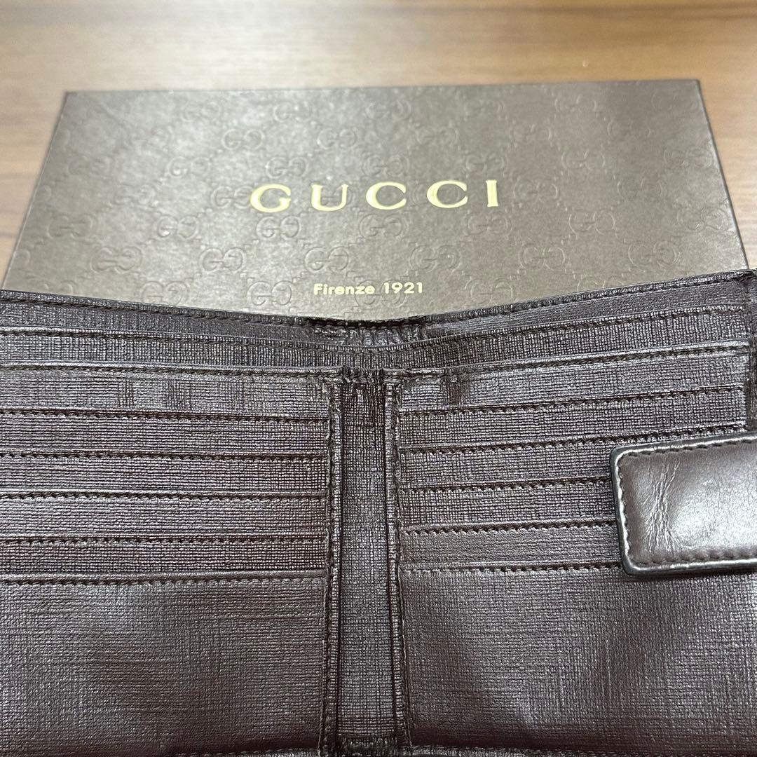 超良品‼️ グッチ　GUCCI 財布　二つ折り　折り財布　GGスプリーム
