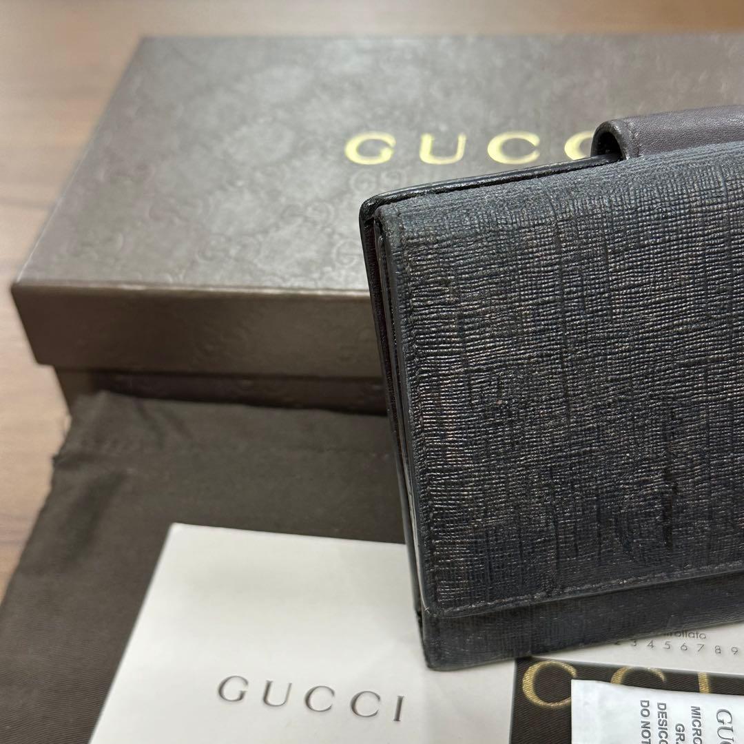 超良品‼️ グッチ　GUCCI 財布　二つ折り　折り財布　GGスプリーム