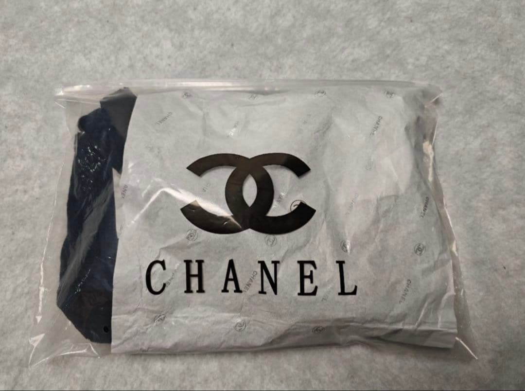 【お値下げ】CHANEL ショルダーバッグ BTSテテ着用　パイル生地　ブラック