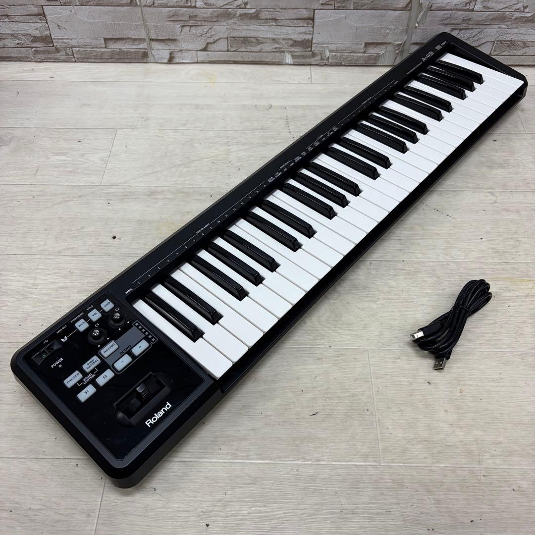 Roland ローランド 49鍵盤 USB MIDIキーボード A-49 ③