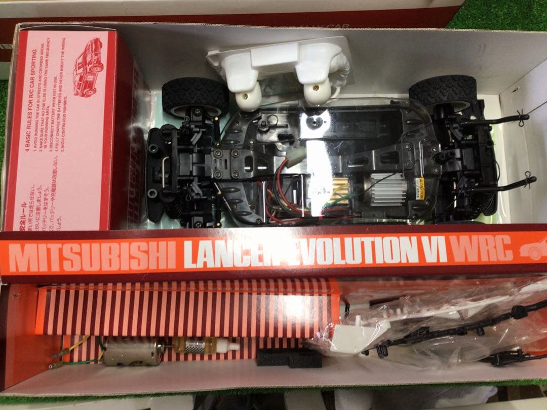 タミヤ 電動ラジコン TB-01 1/10 ボディ無し メカ付き 受信機付き