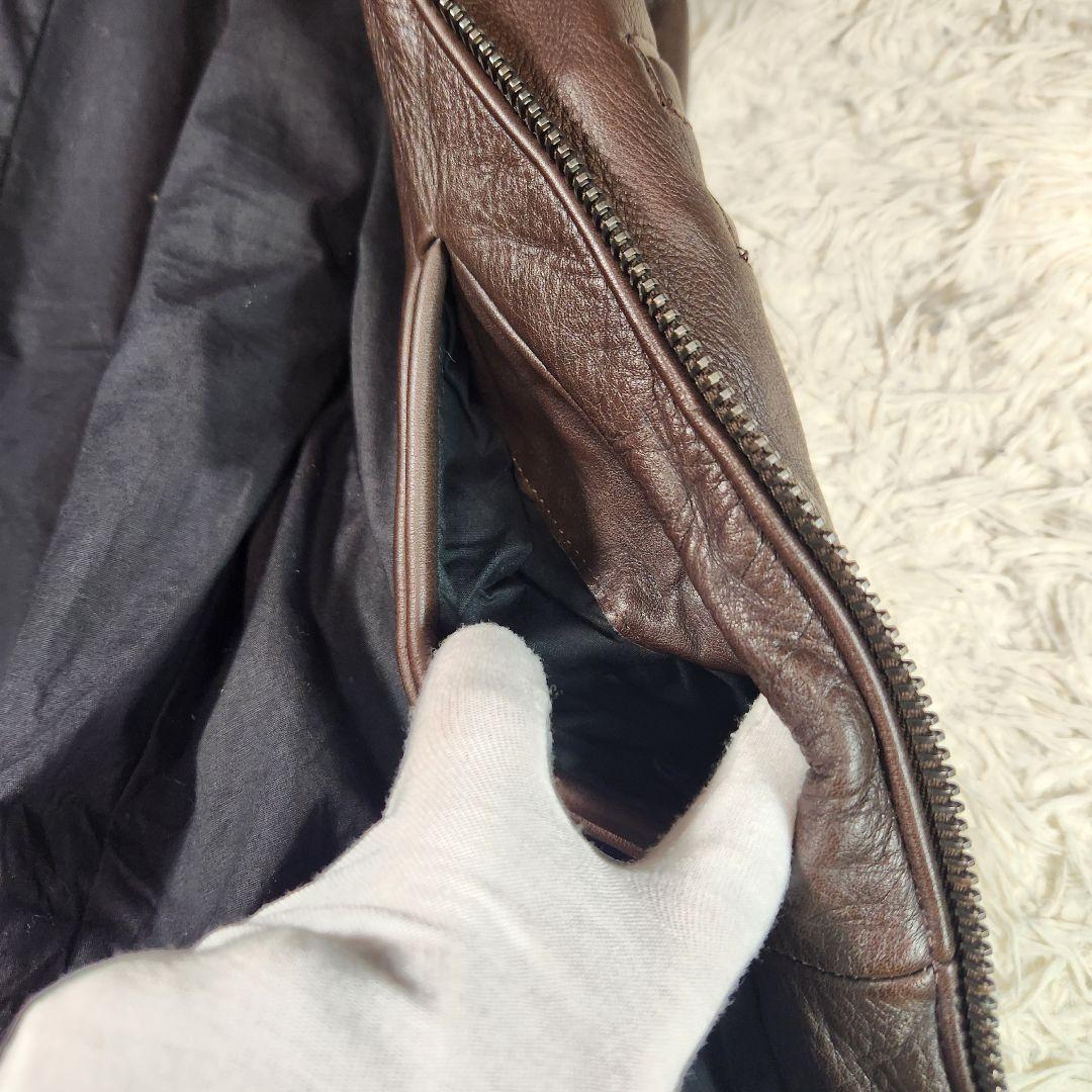 JUNHASHIMOTO 羊革 レザージャケット 2way ダブルジップ