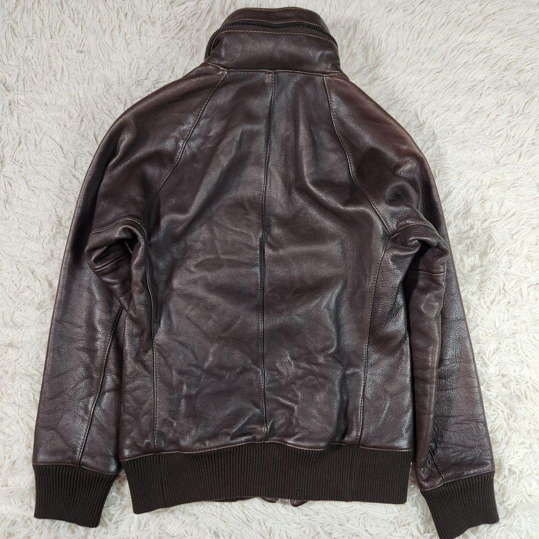 JUNHASHIMOTO 羊革 レザージャケット 2way ダブルジップ