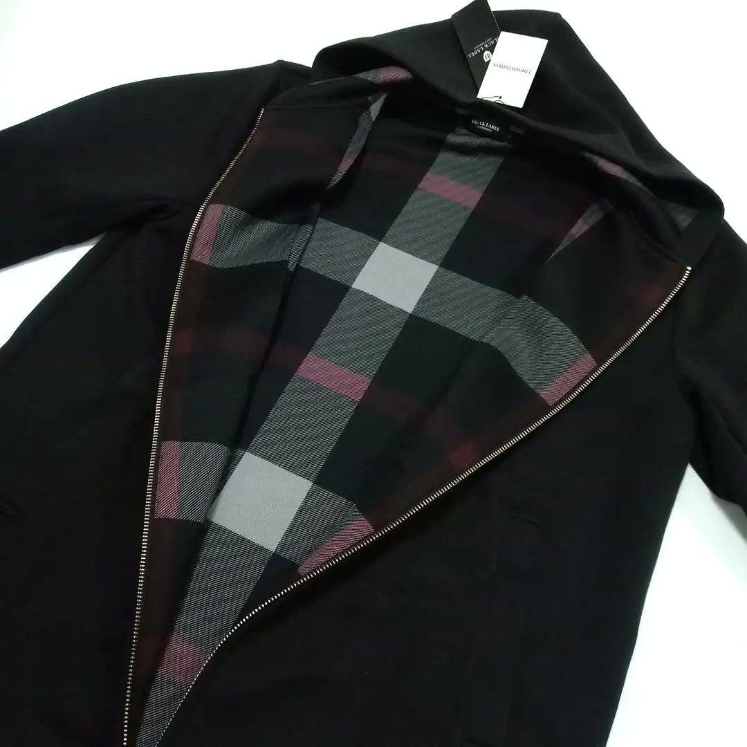 新品 ブラックレーベルクレストブリッジ ロングパーカー コーディガン 黒