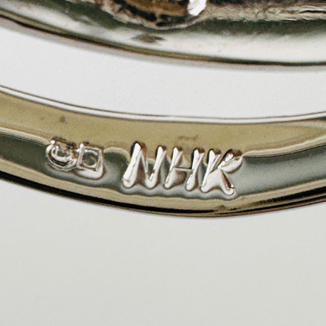 美品　ミキモト　シルバー 真珠 ブローチ　コサージュ　アクセサリー　ロゴ