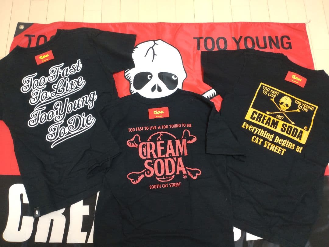 Cream Soda クリームソーダ ピンクドラゴン Tシャツ