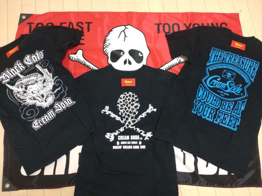 Cream Soda クリームソーダ ピンクドラゴン Tシャツ