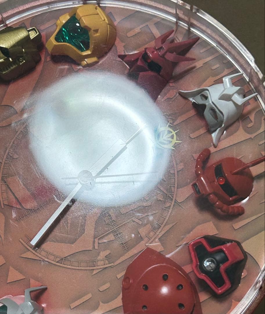 ZEON CLOCK ジオンクロック　シャア専用　ガンダム時計　レトロ　当時物