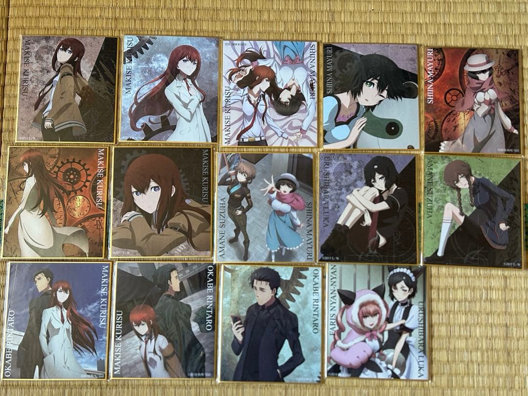 シュタインズゲート　ミニ色紙 激レア