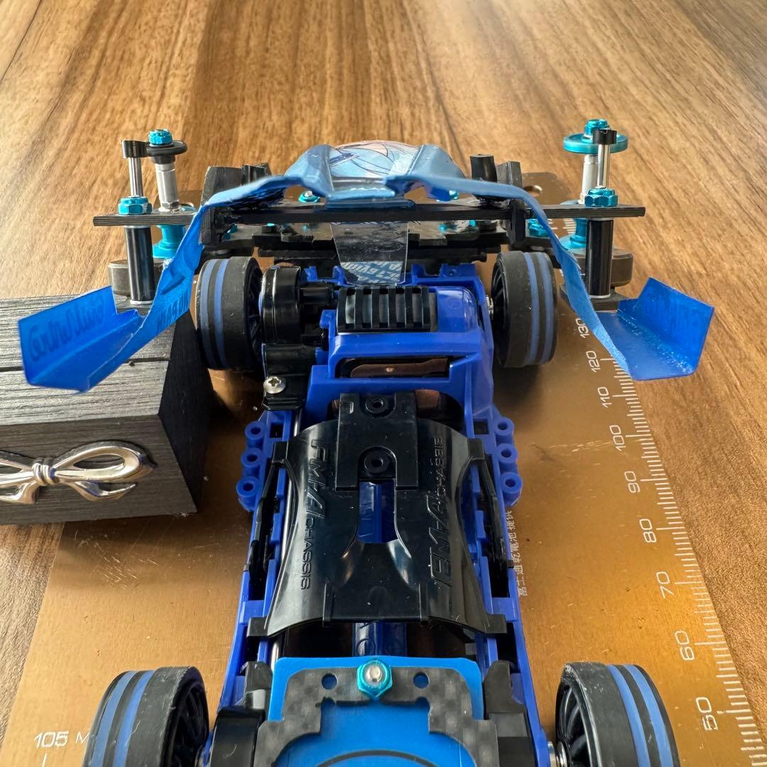 ミニ四駆 FM-A デュアルリッジJr. ポリカ 完成品 痛車