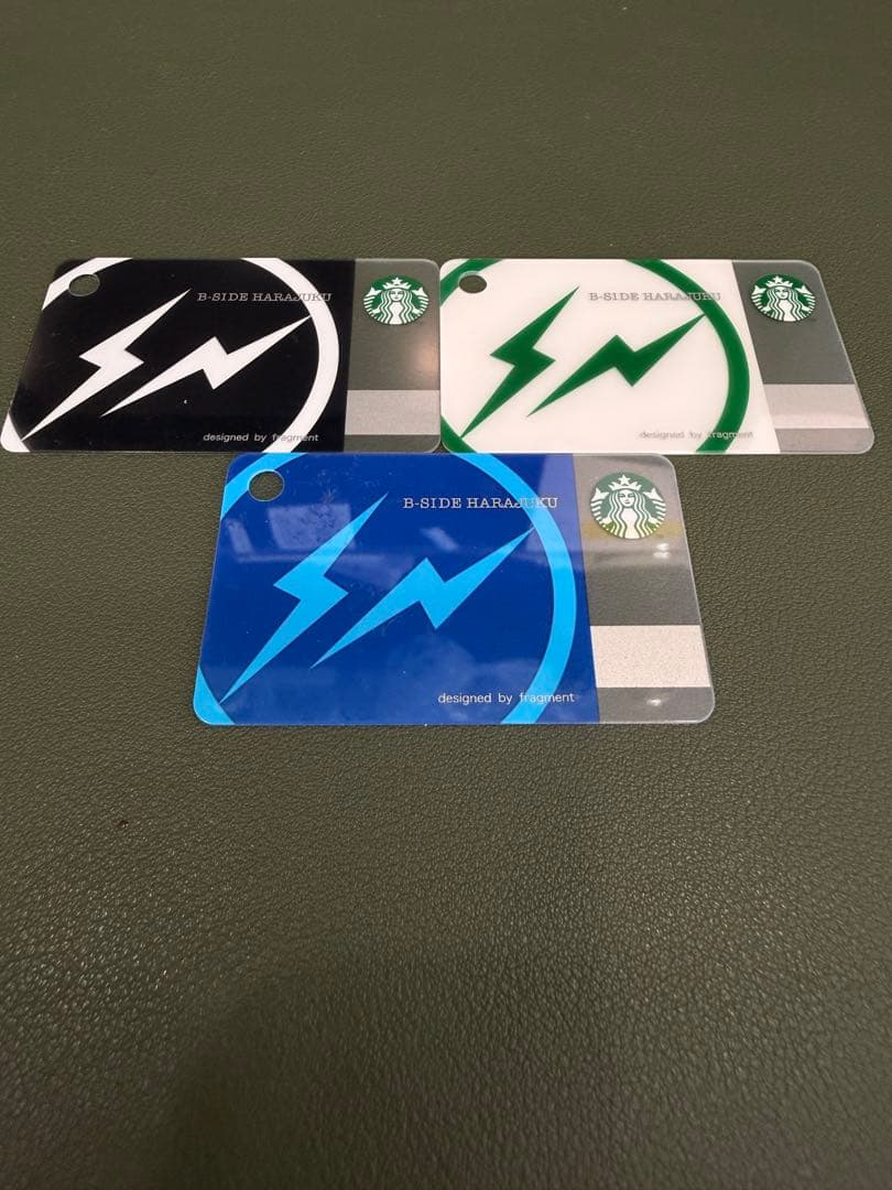 3枚セット スターバックス 表参道B-SIDE スタバカード Fragment