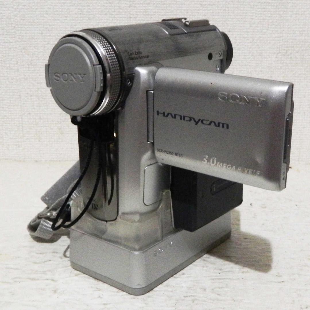 動作品 Sony DCR-PC350 miniDV ビデオカメラ ダビングなどに