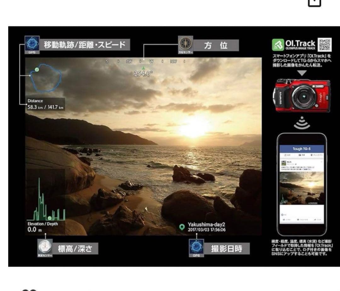 OLYMPUS Tough TG-5 ブラック