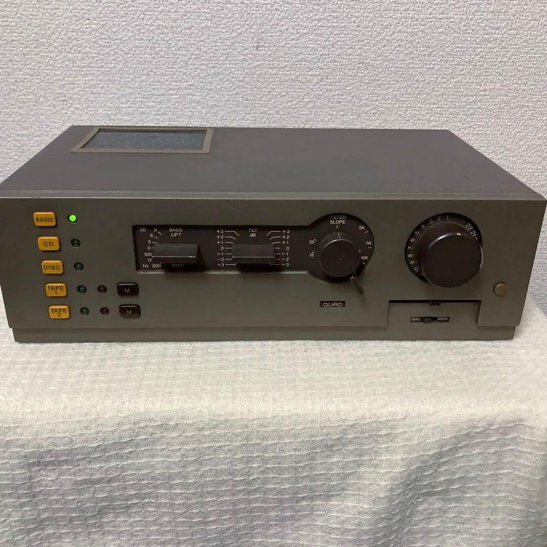 英国 名作 QUAD44プリアンプ後期型 アナログ盤好きな方にオススメCD入力有
