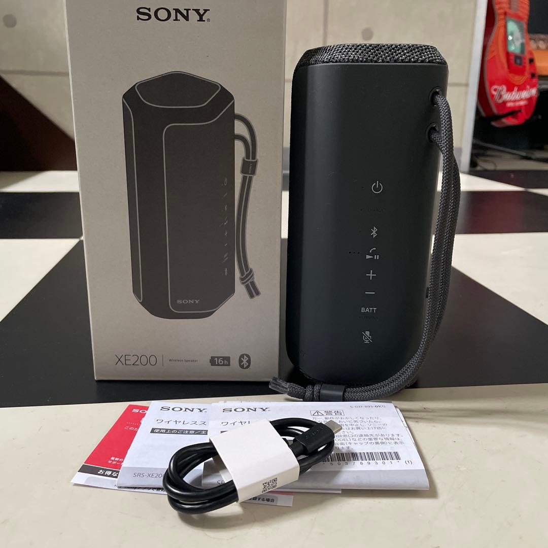 SONY SRS-XE200 ワイヤレススピーカー ブラック