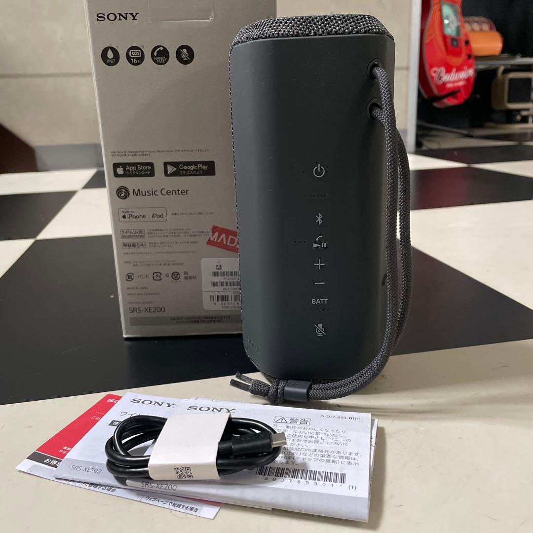 SONY SRS-XE200 ワイヤレススピーカー ブラック