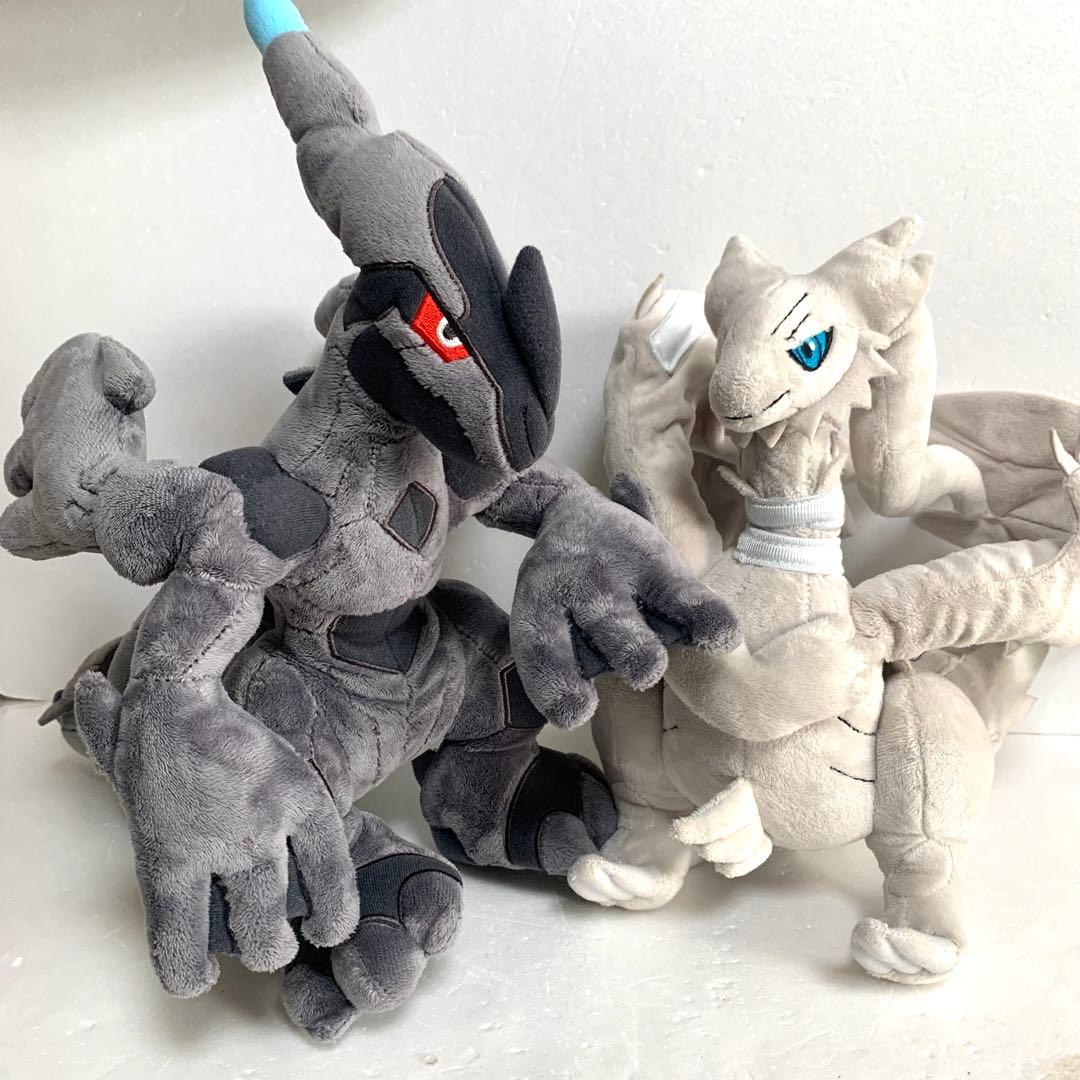 ポケットモンスター ポーズチェンジぬいぐるみ レシラム　ゼクロム