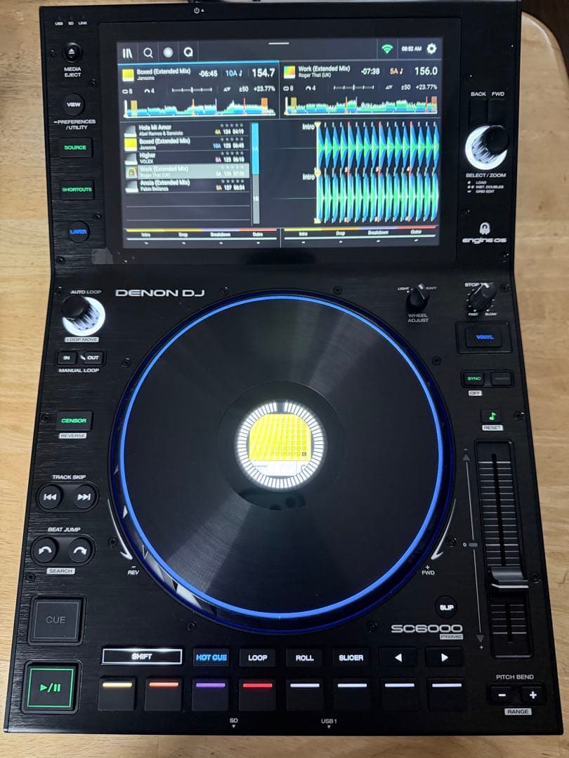 DENON DJ SC6000 タッチスクリーン搭載