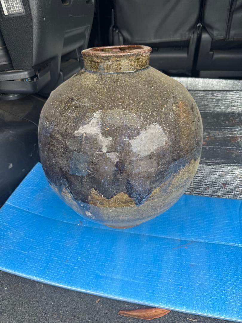 古民家　蔵出し　信楽焼？　古道具