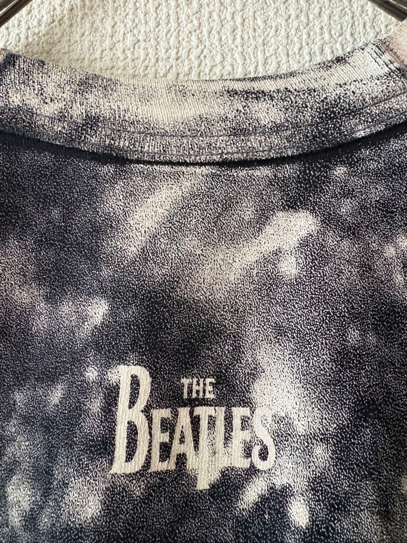 Beatles 90s 全面プリント ビンテージTシャツ 総柄