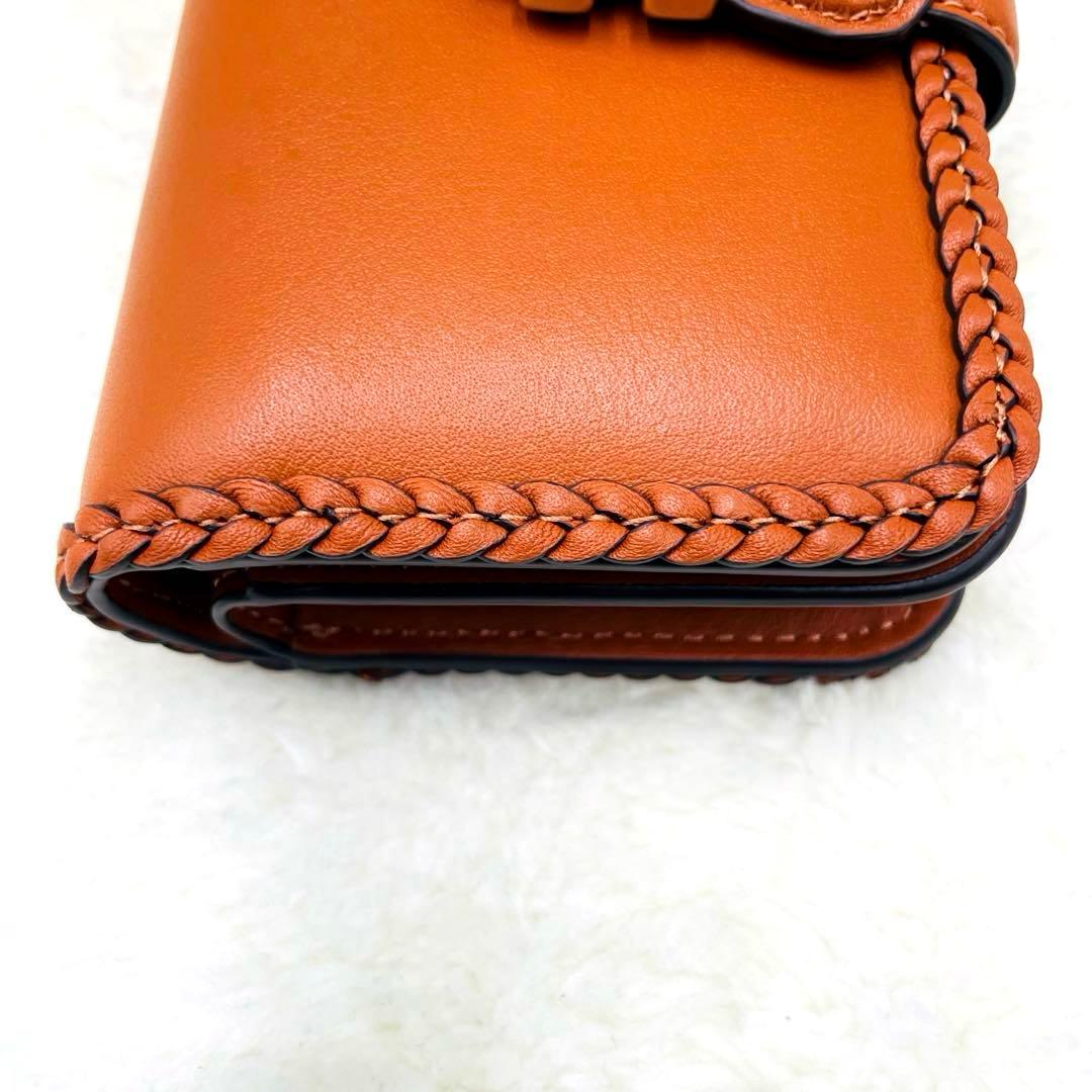 極美品　コーチ　ミディアム　ウォレット タビー　ブレイド L字ファスナー　金