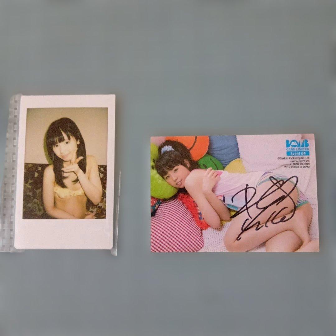 小池里奈 お宝 チェキとサイン入りカードセット