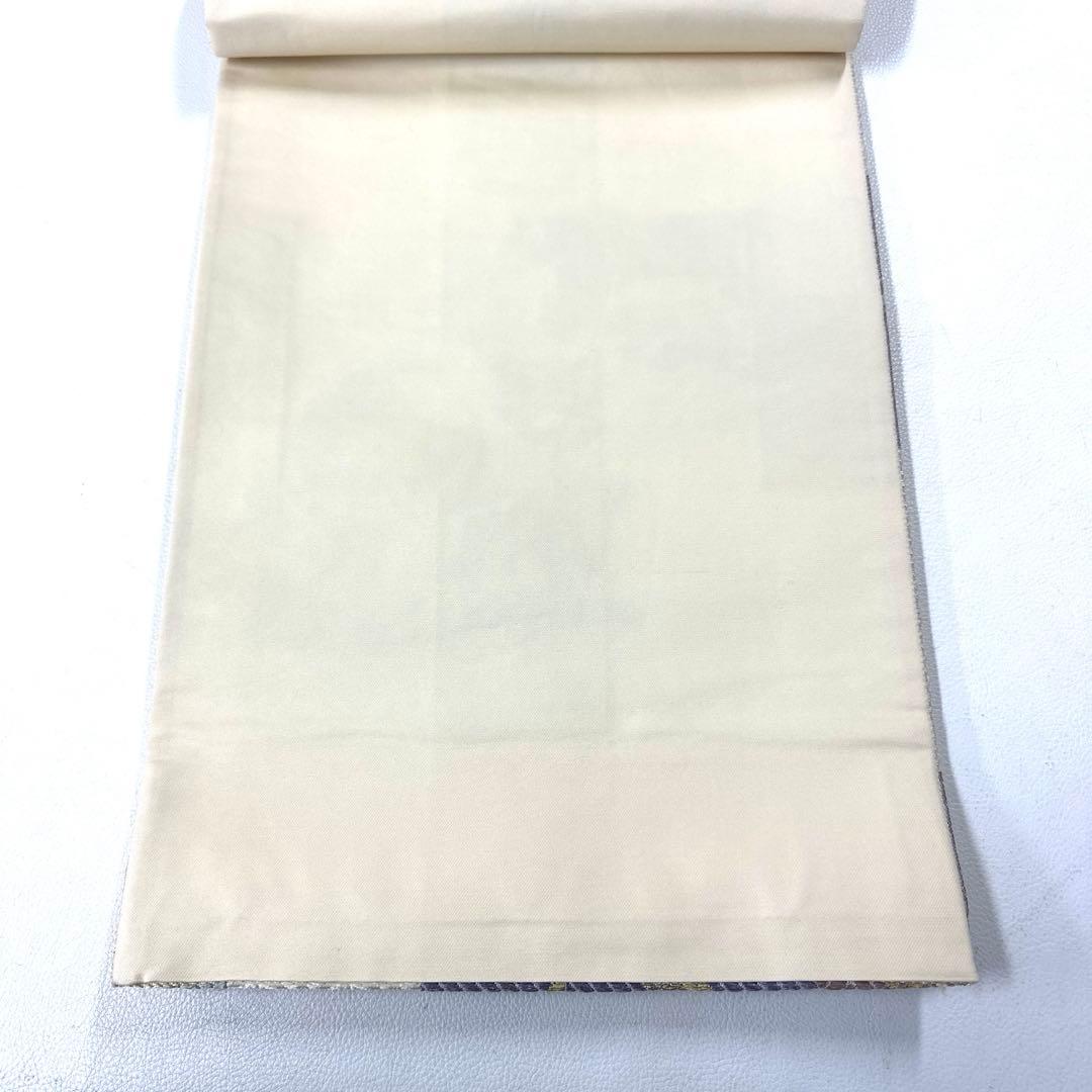 帯5734 ●高級 正絹 六通 袋帯