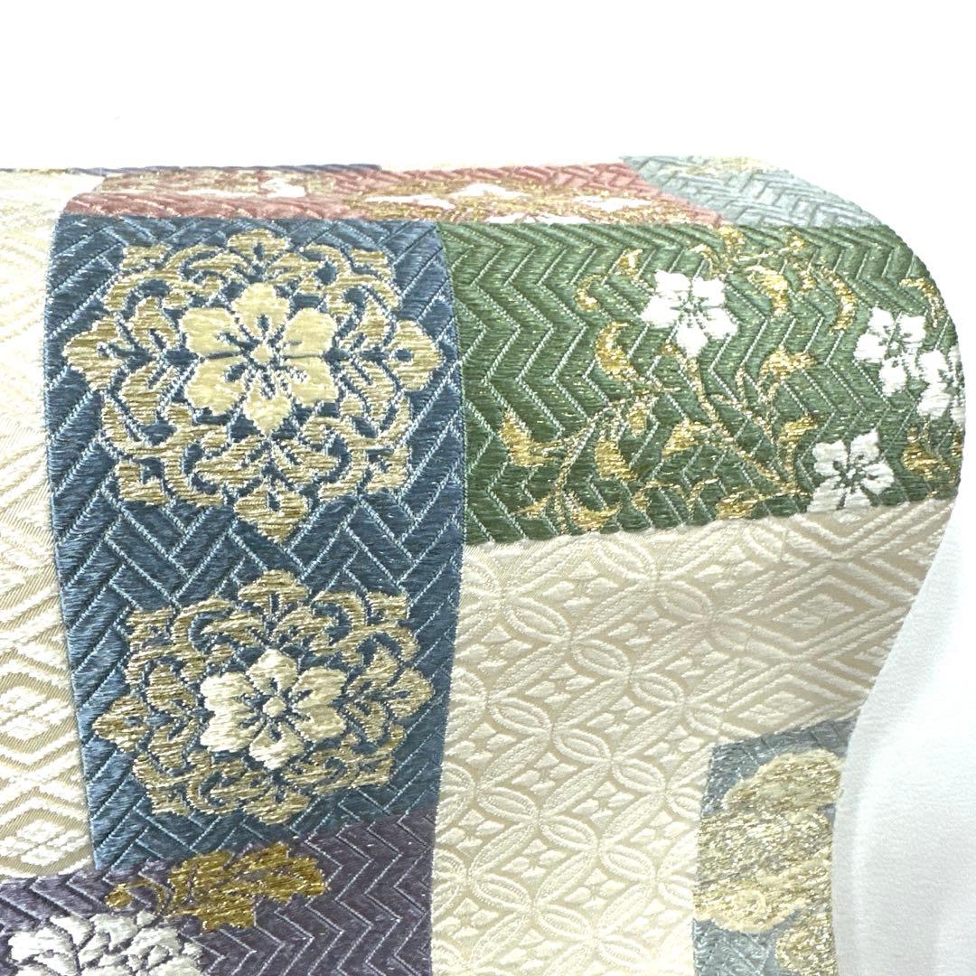 帯5734 ●高級 正絹 六通 袋帯