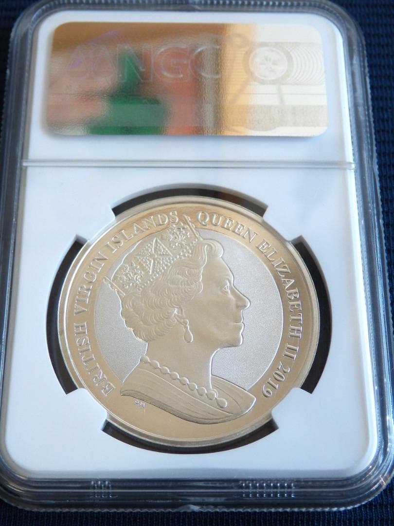 英領ヴァージン諸島/2019年ウナとライオン1オンス銀貨◆NGC PF69