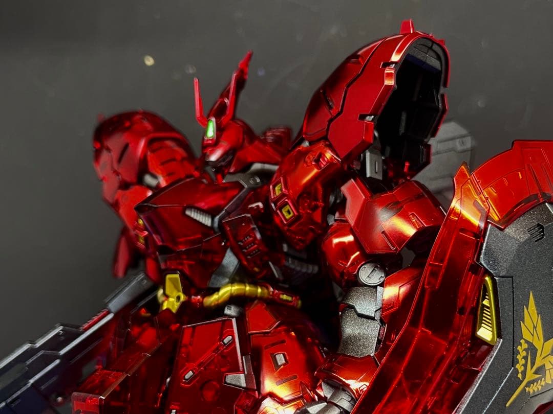Y*A様 RG 1/144 ガンダムベース限定 サザビー メカニカルコアメッキ