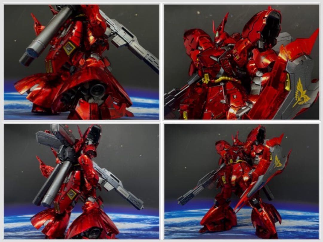 Y*A様 RG 1/144 ガンダムベース限定 サザビー メカニカルコアメッキ