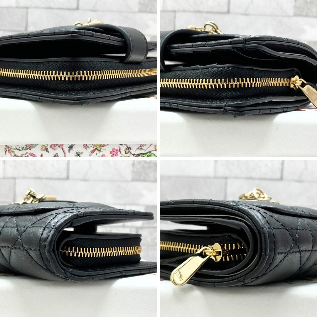 ディオール マイ ディオール ディタニー ウォレット 黒 三つ折り コンパクト