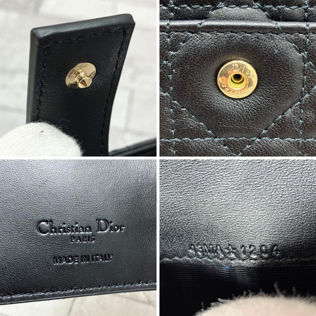 ディオール マイ ディオール ディタニー ウォレット 黒 三つ折り コンパクト