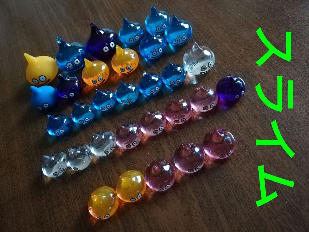 ドラクエ　ビッグアクリルフィギュア　ドラゴンクエスト　スライム　カービィー　ぷよ