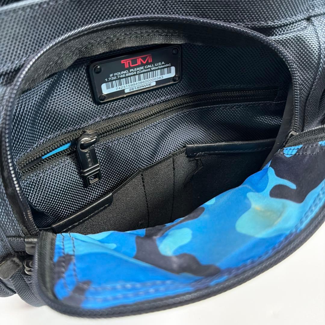 【美品】【希少】トゥミ　ビジネスバッグ　2way ソフネットコラボ　ネイビー