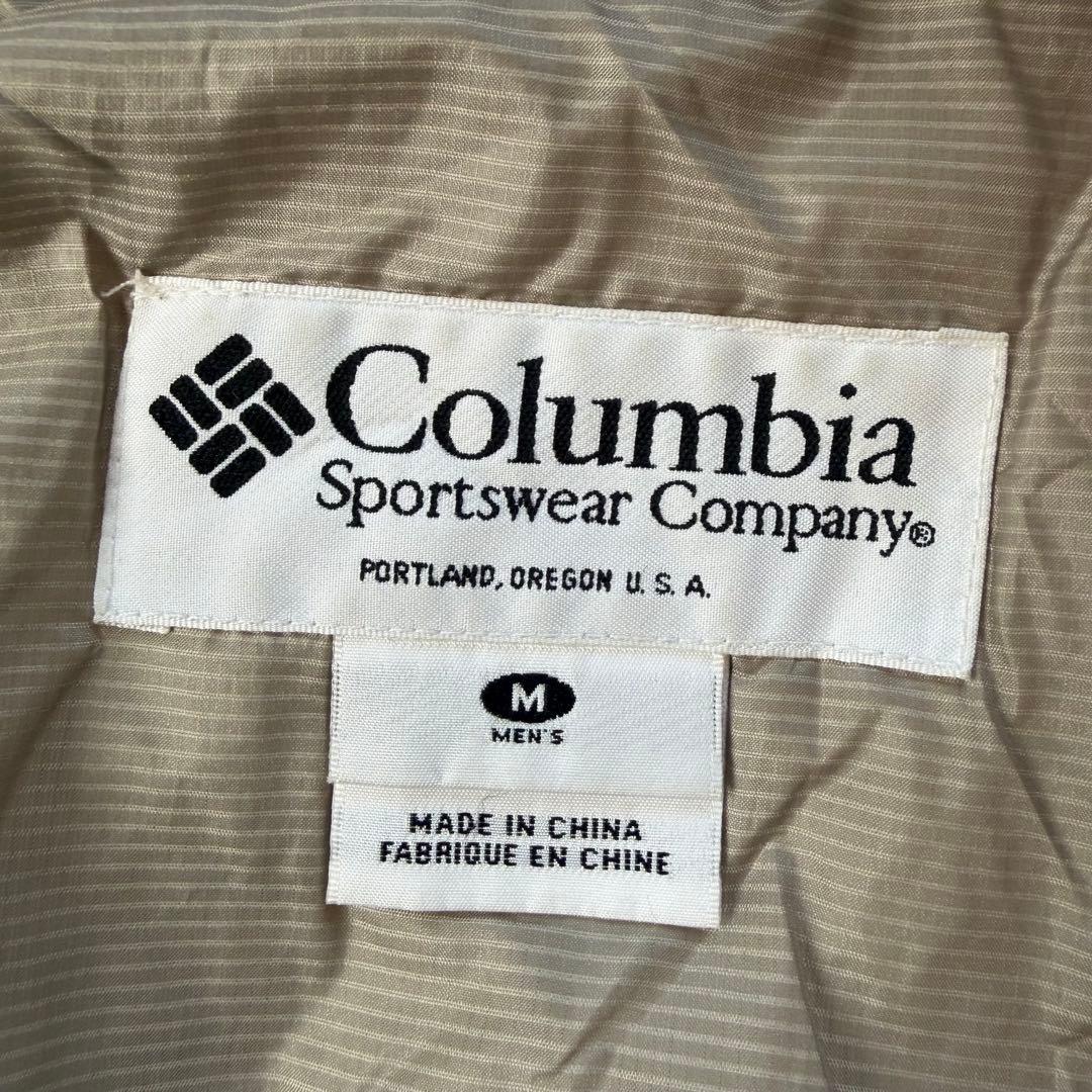 Columbia hooded puffer jacket パーカー ブラウン