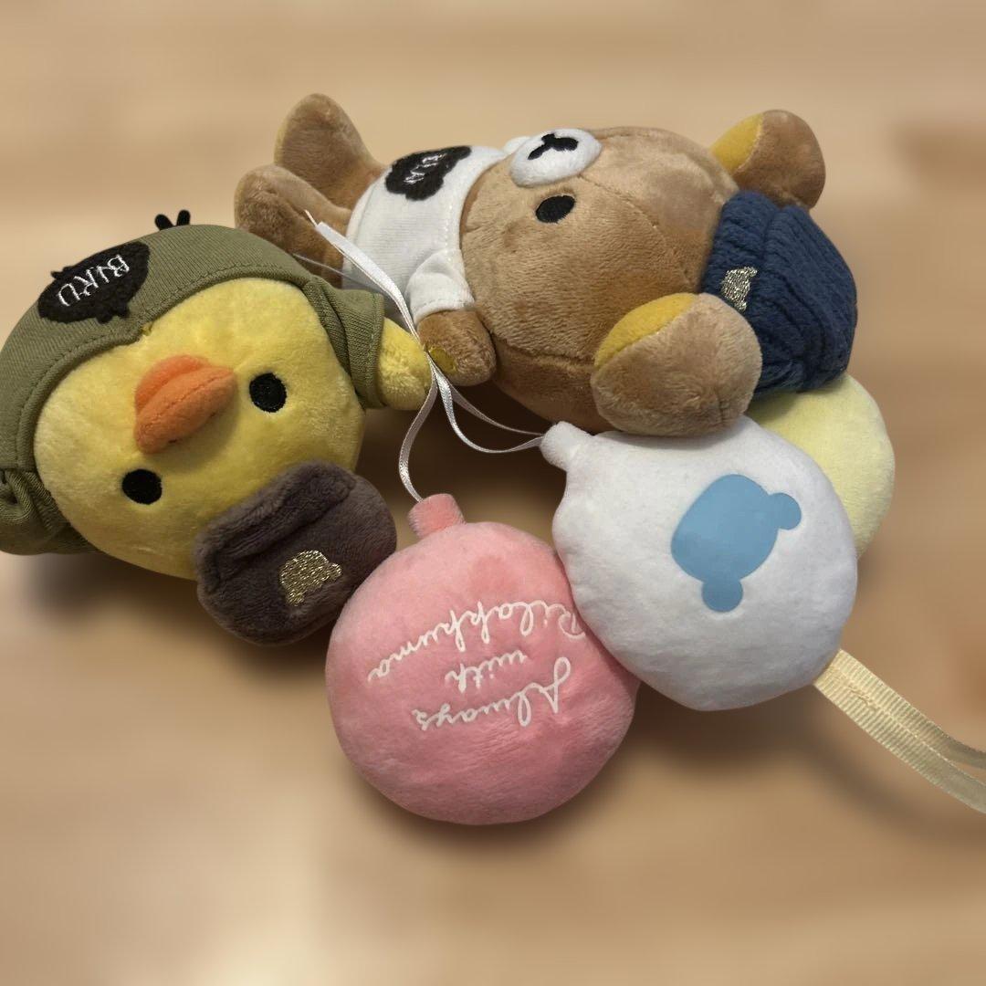 リラックマ キイロイトリ　なかよしぬいぐるみ　風船　ふうせん　バルーン