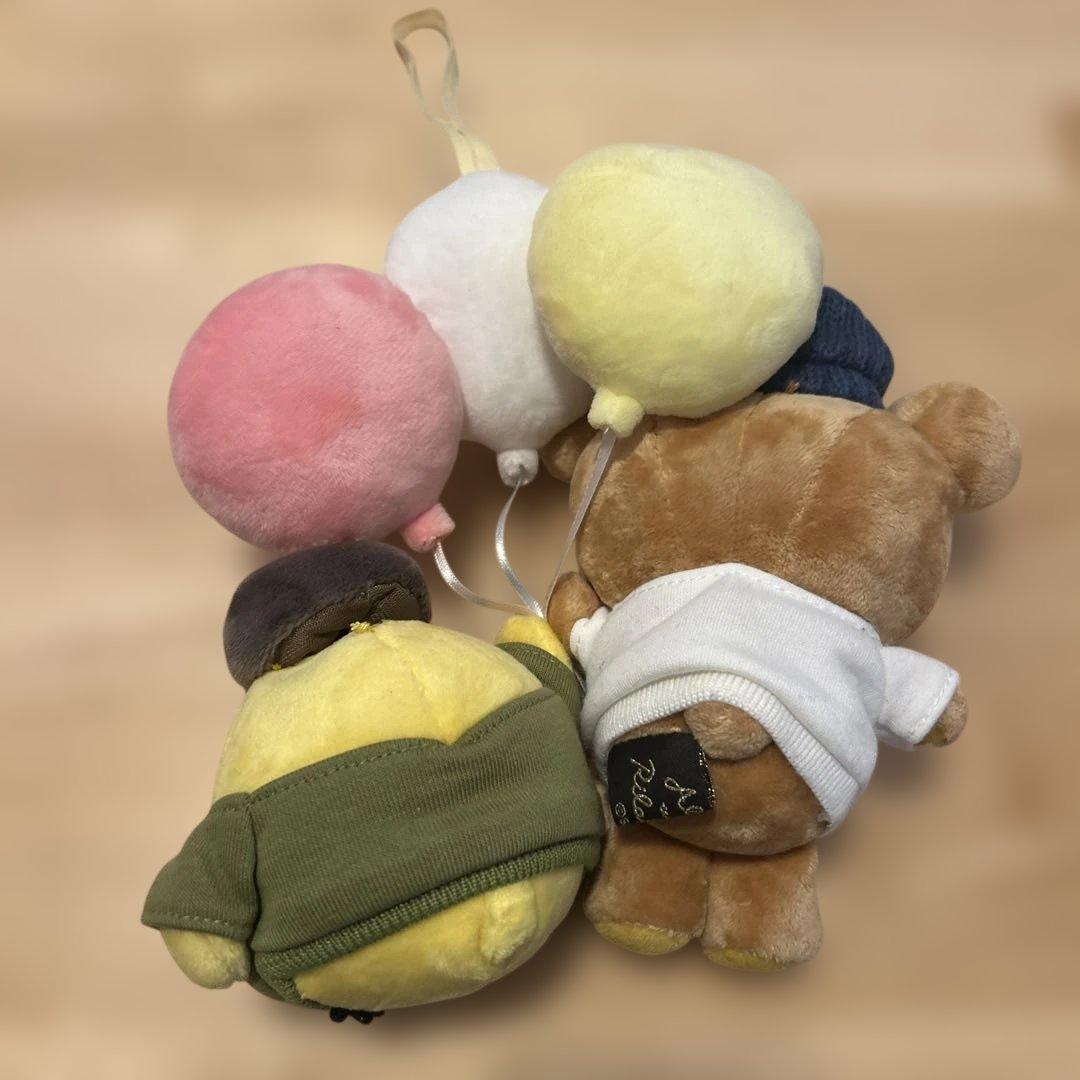 リラックマ キイロイトリ　なかよしぬいぐるみ　風船　ふうせん　バルーン