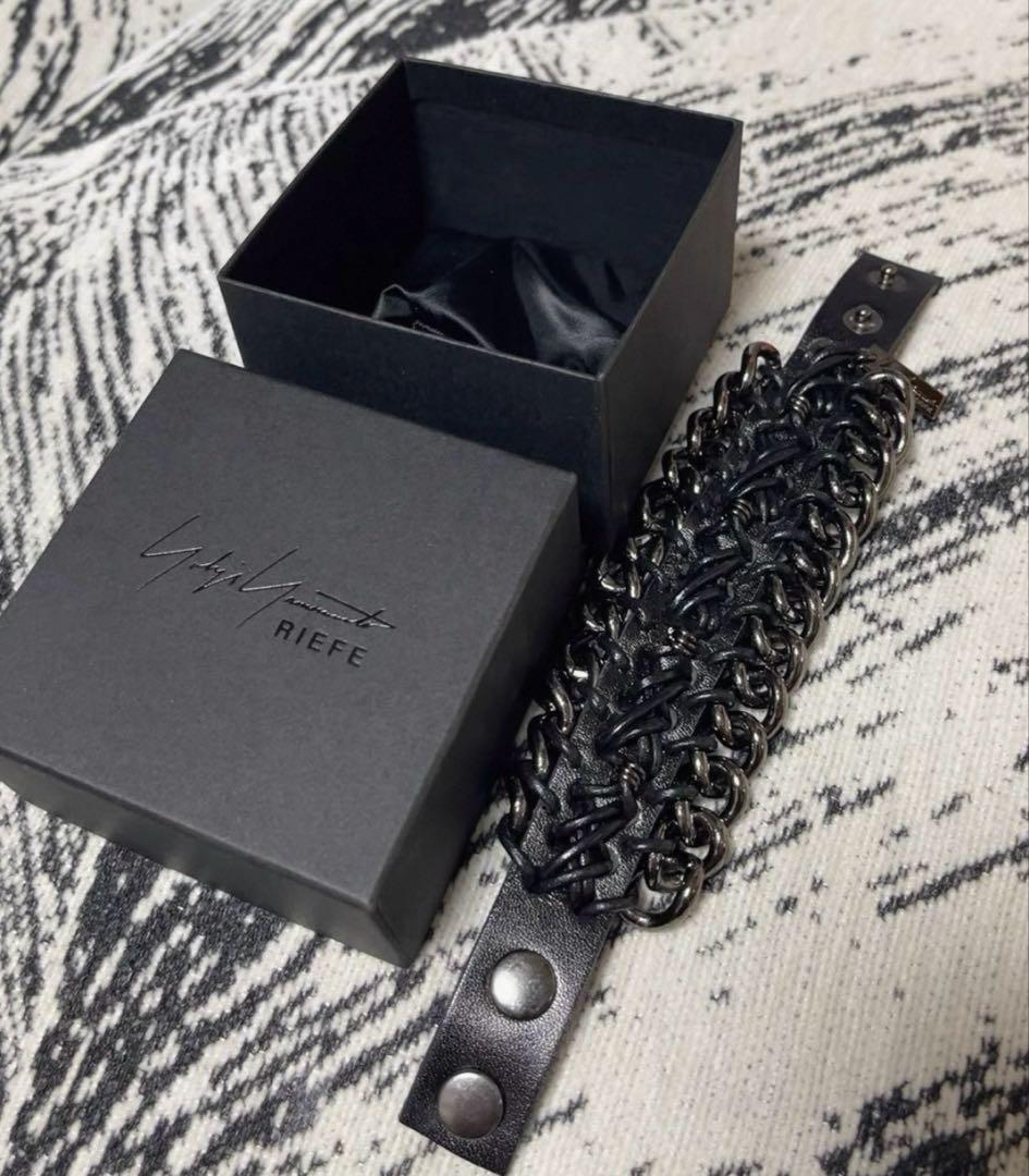 yohji yamamoto by riefeレザーブレスレット