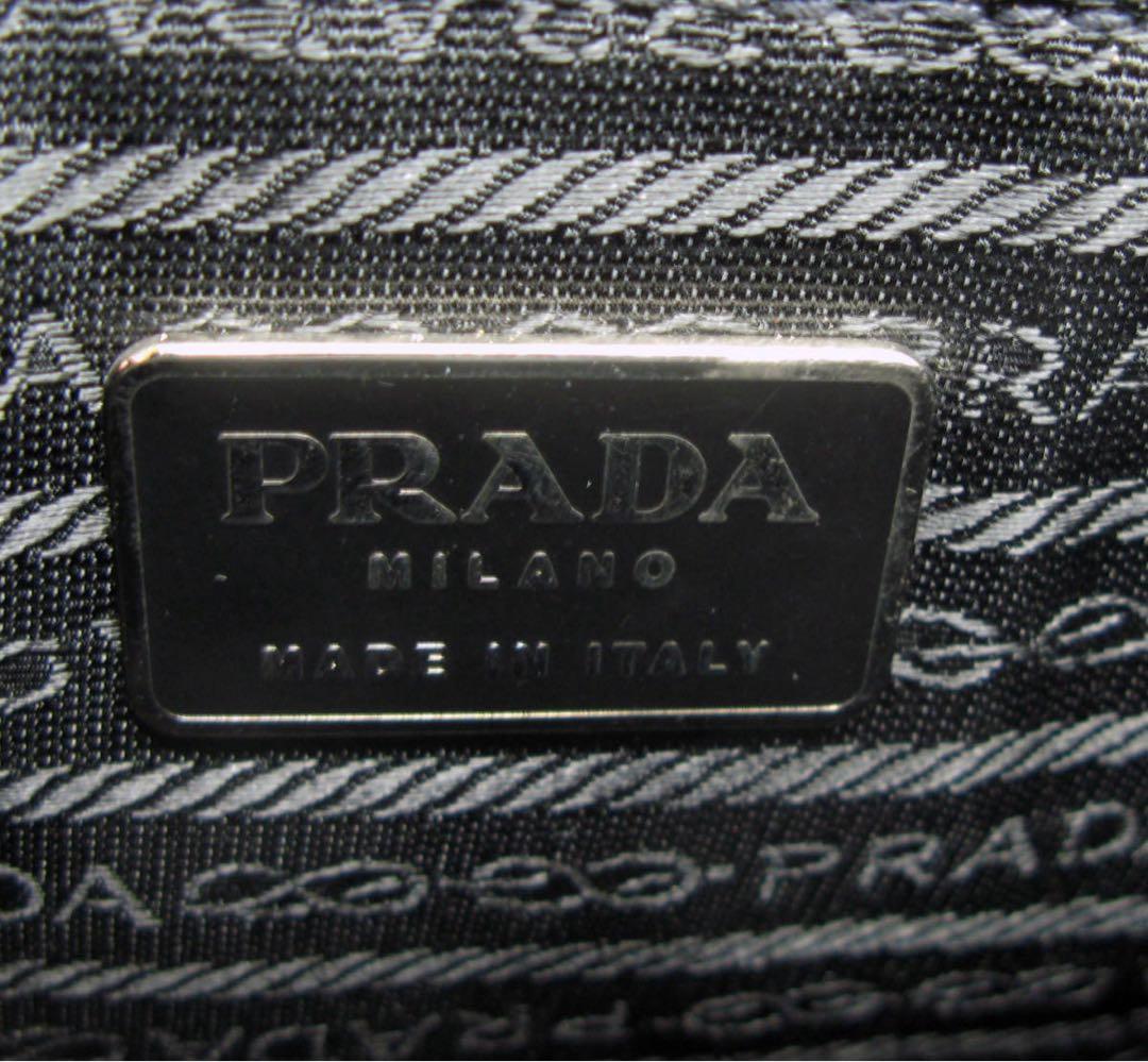イタリア製正規品【PRADA】名作オールレザーブリーフケース ドクターズバッグ