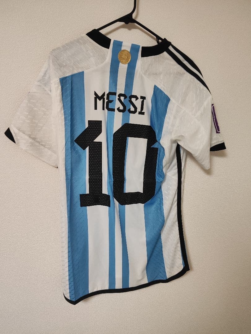 2022カタールW杯 アルゼンチン代表 メッシ オーセンティックユニフォームM