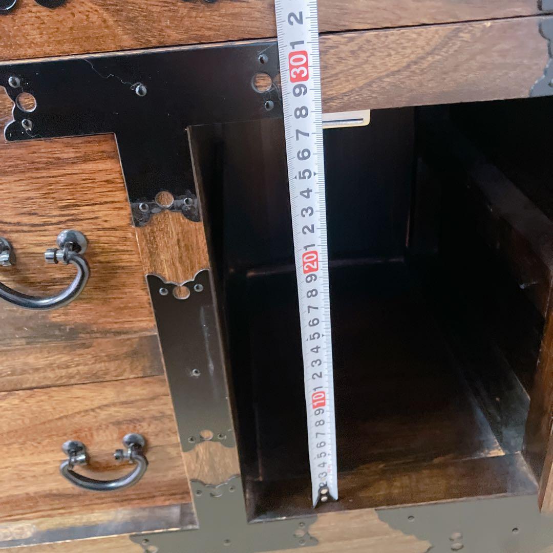 民芸家具　車箪笥民　和箪笥 からくり箪笥 昭和レトロ 和 アンティーク