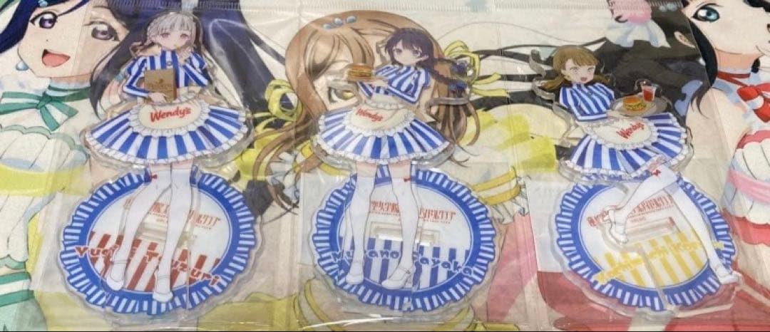 【未開封】ラブライブ！蓮ノ空　ウェンディーズコラボ　アクリルスタンド9点セット