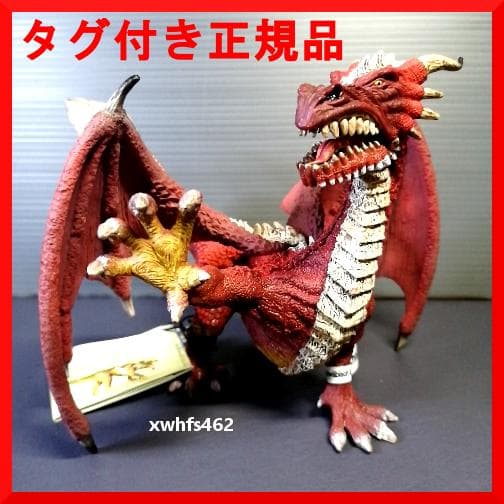 正規品タグ付き シュライヒ エルド ドラゴン (ウォリアー) 口開閉ギミック付き