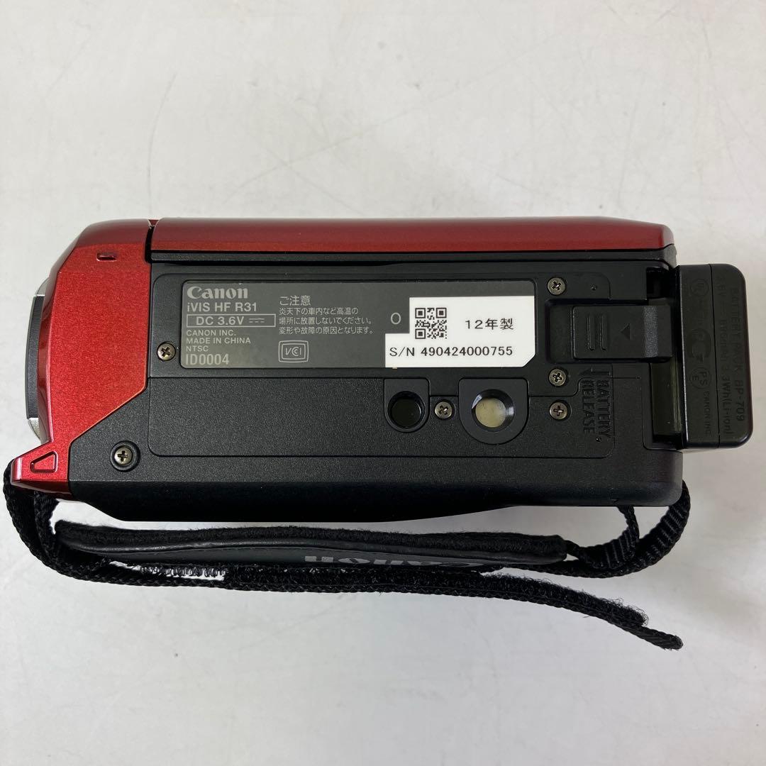 【動作確認済】 Canon iVIS HF R31 2012年製 ビデオカメラ
