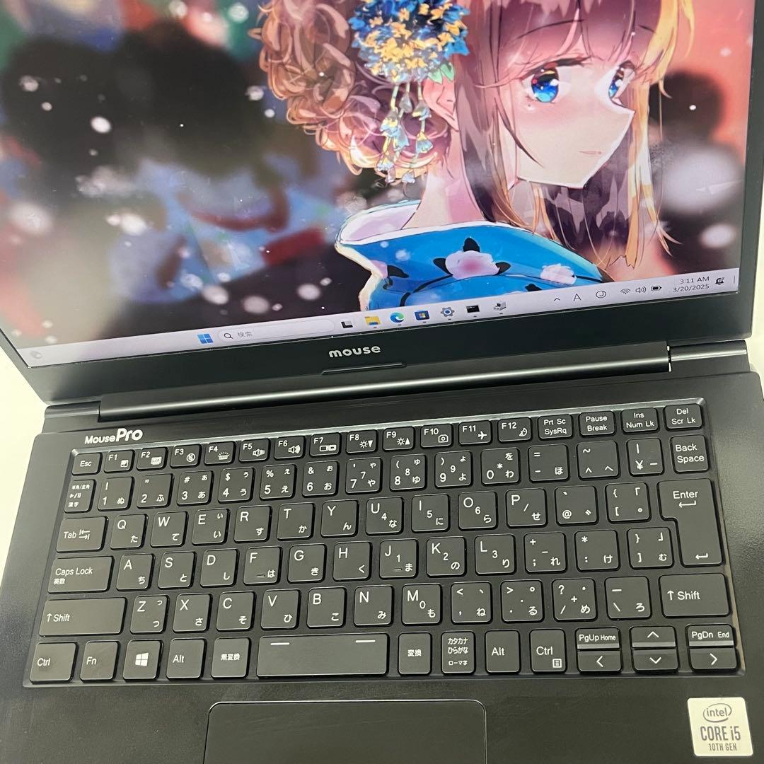Windowsノート本体 #502 Mouse Pro NB410H i5-10210U 8GB 256