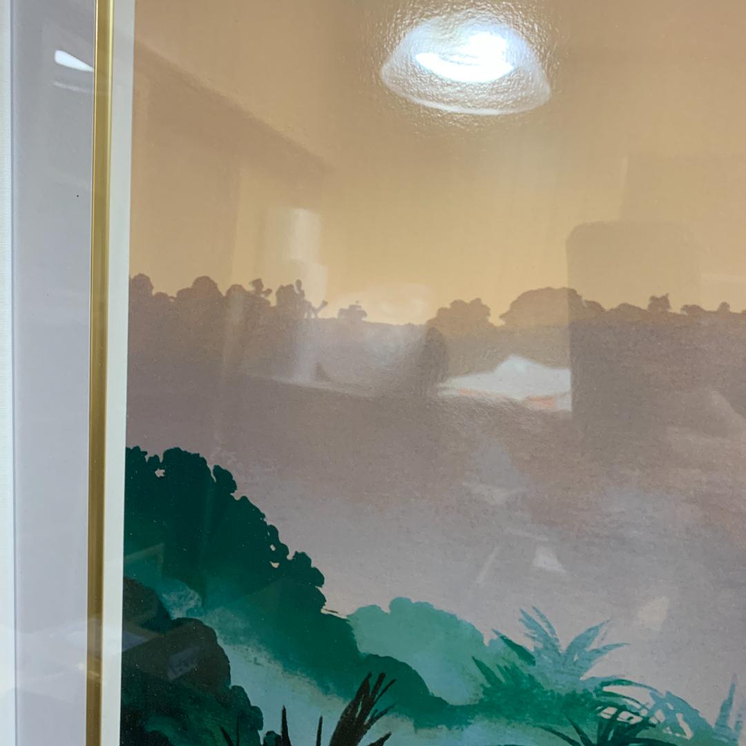 ミッシェル・バテュ　「季節風」　リトグラフ　シルクスクリーン