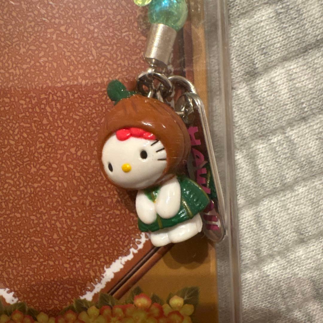 ハローキティ ハワイ限定ご当地ストラップ　ココナッツ