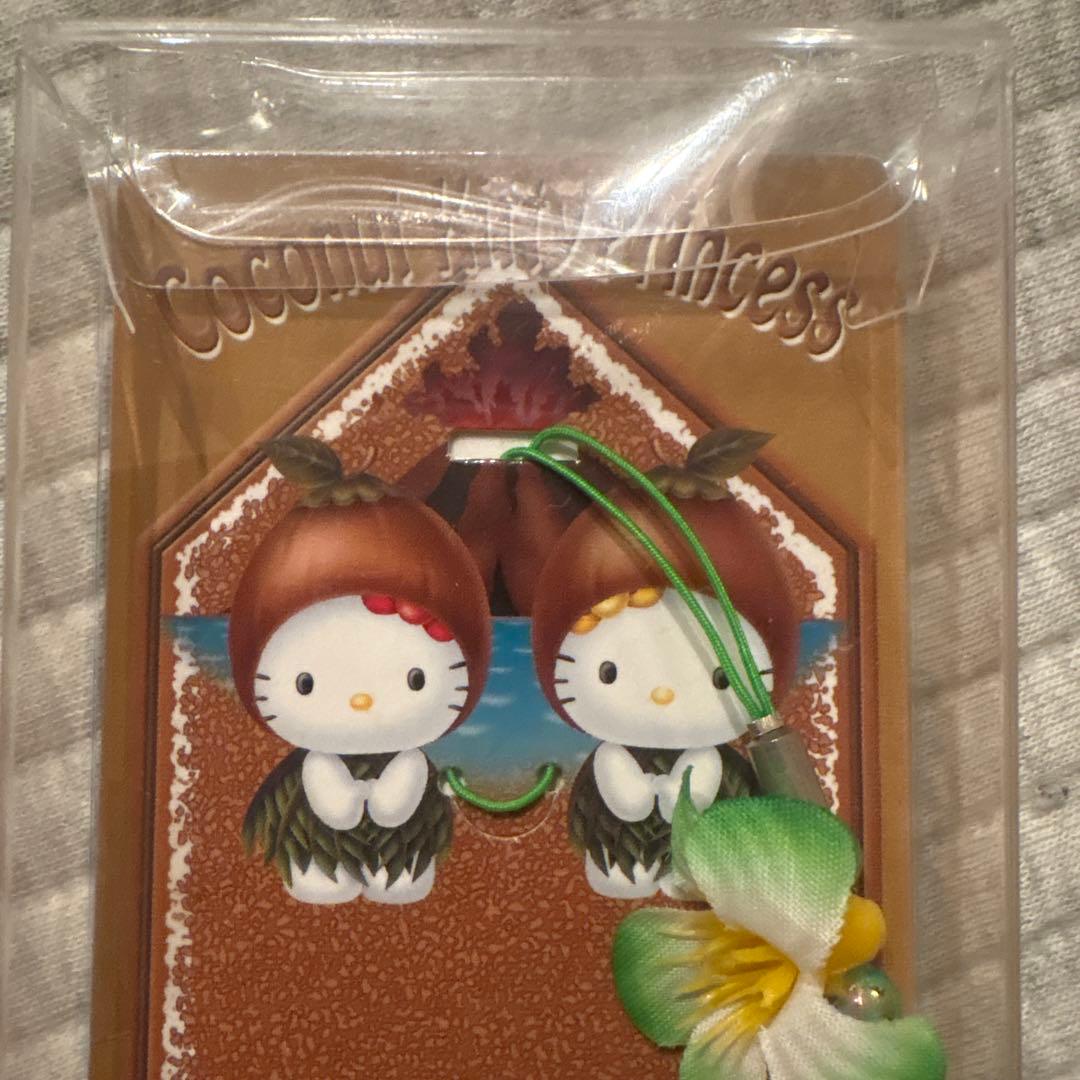 ハローキティ ハワイ限定ご当地ストラップ　ココナッツ
